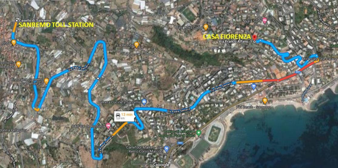 Casa Fiorenza Parcheggio Privato Σαν Ρέμο Εξωτερικό φωτογραφία